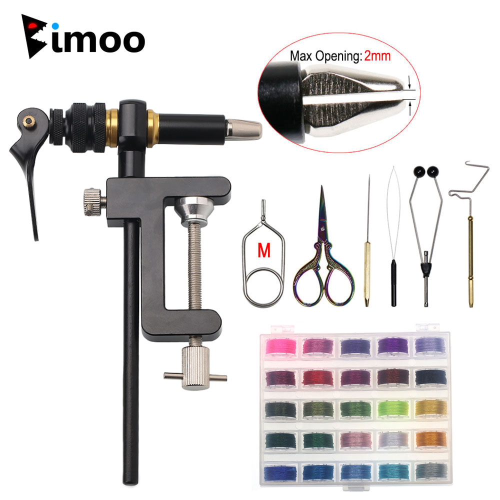 Fly Fishing Set - Bimoo 360 ° Quay C-Kẹp Đồ