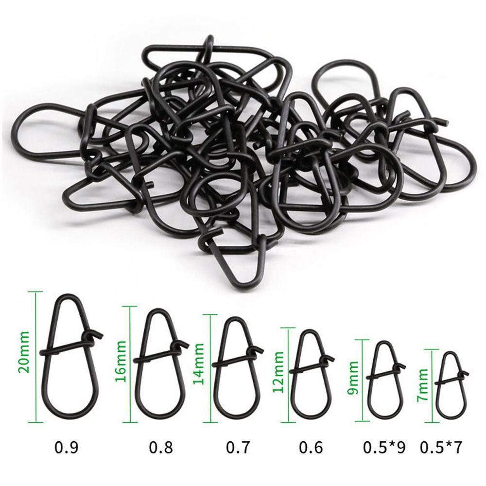 100Pcs/lot Matte black Snap Fi - đánh giá và giá Tackle Box