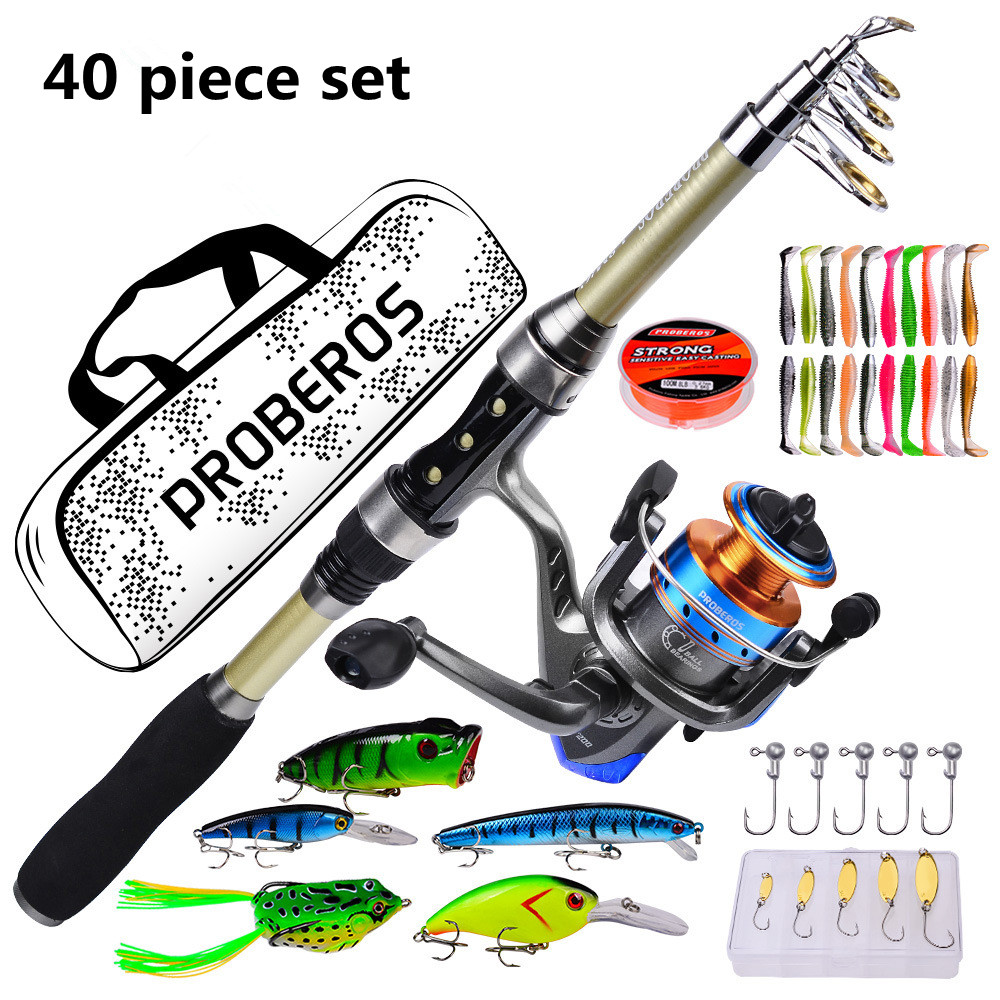 40 Piece Set of New Sea Rods,  - đánh giá và giá Fly Fishing Set