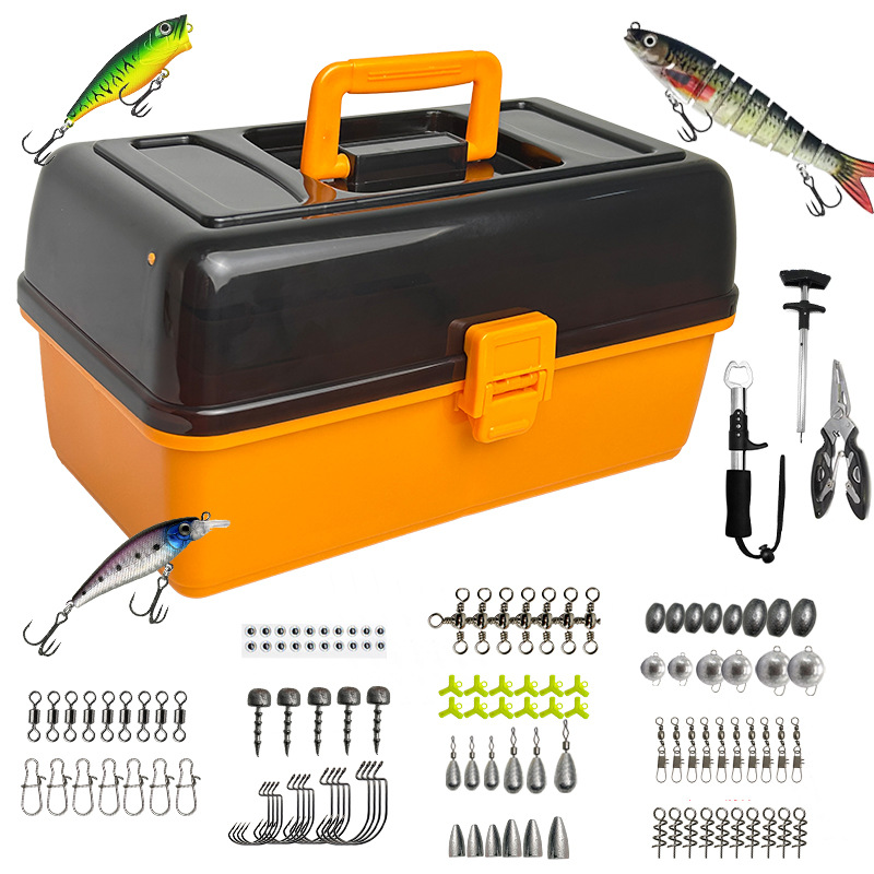 Large Four-Layer Outdoor Fishi - đánh giá và giá Tackle Box