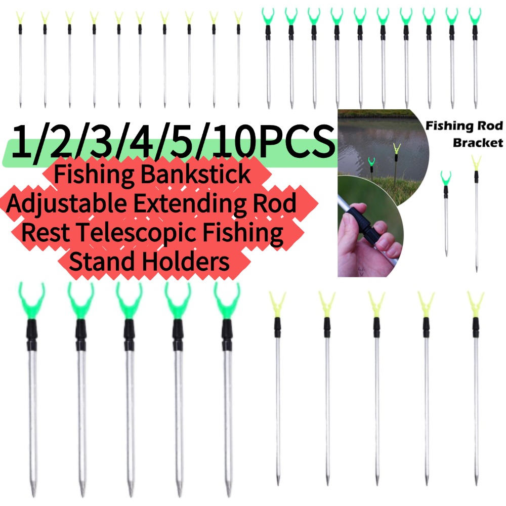 1/5/10pcs*50/80cm Fishing Bank - đánh giá và giá Fishing Rod Pod