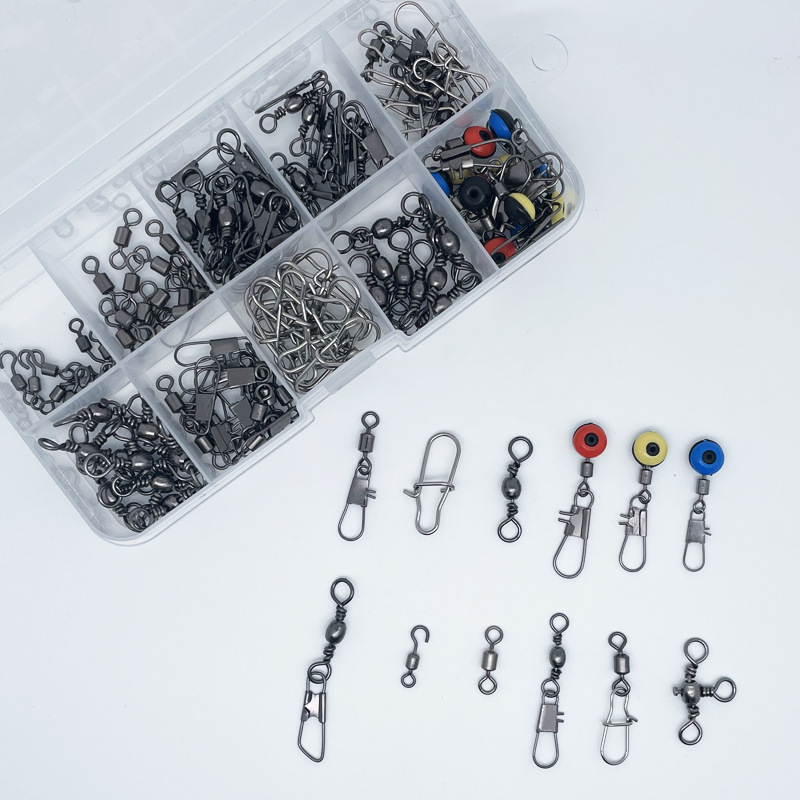 115pcs Fishing Swivel Connecto - đánh giá và giá Tackle Box