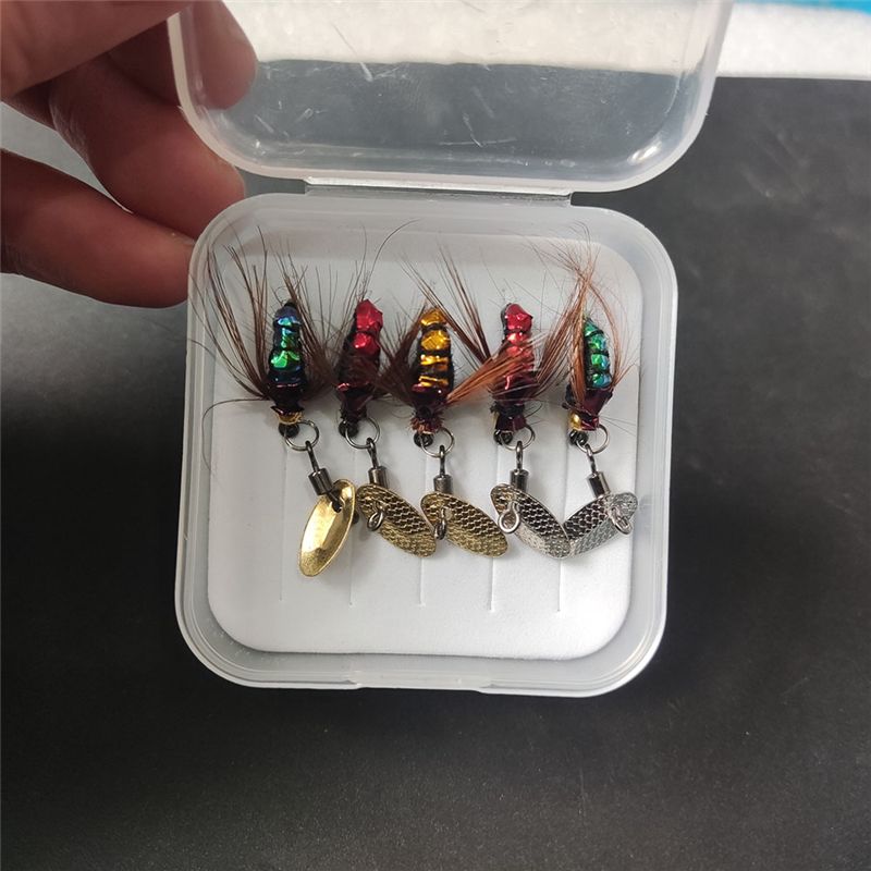 T34C Sequin Lure Bait Artifici - đánh giá và giá Fly Fishing Set