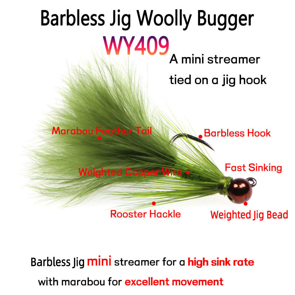 4~6pcs #10 #12 Fast Sinking Tu - đánh giá và giá Fly Fishing Set