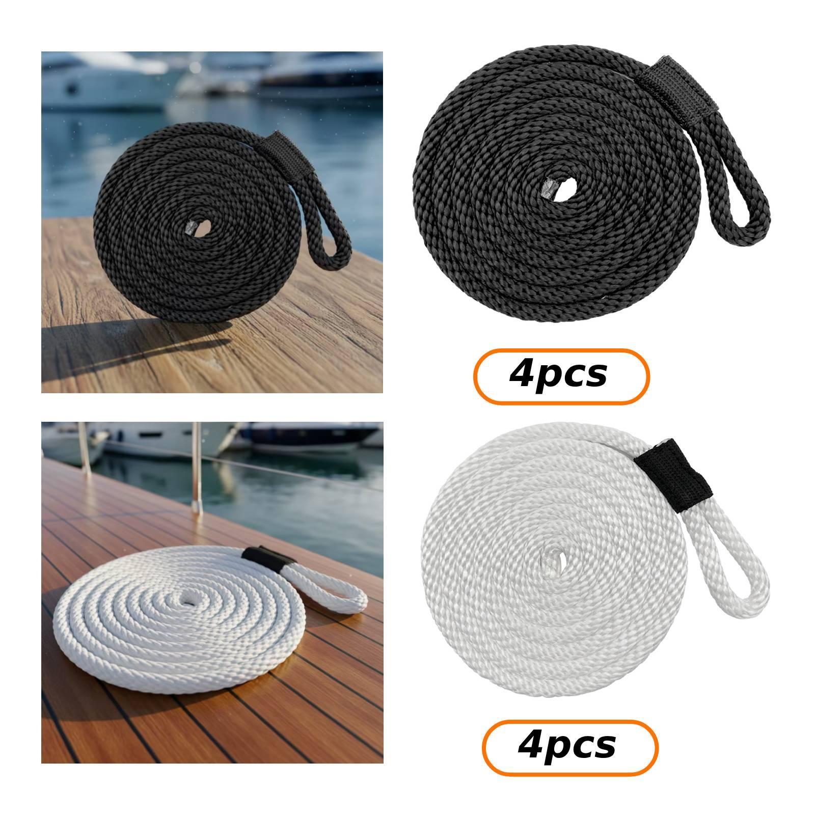 4 Pieces Docklines Mooring Rop - đánh giá và giá Braided Fishing Line